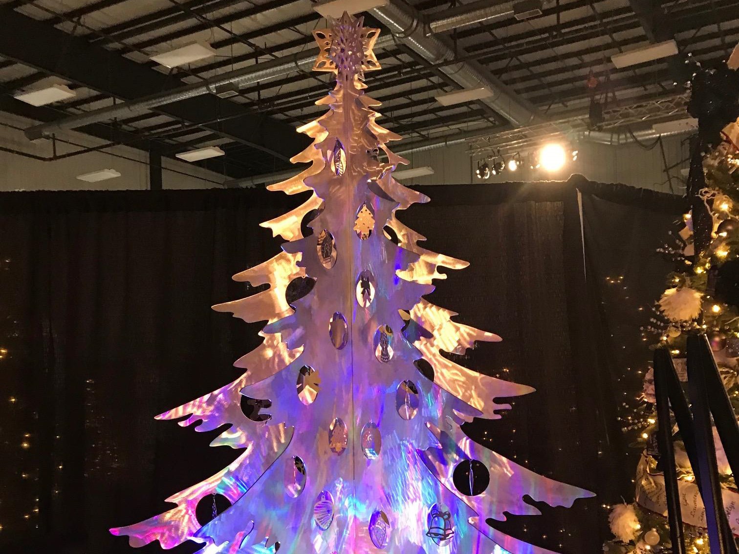 Christmas Tree made out of metal