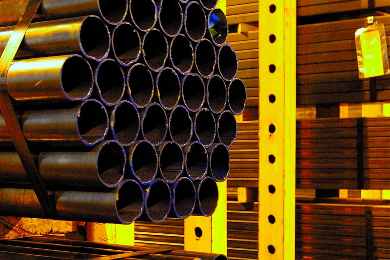 A bundle of circular long pipes